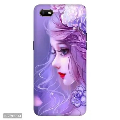 Stylish Printed Multicolor Hard Case Cover for Oppo A1K