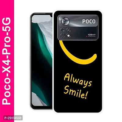 Stylish Multicolor Printed Plastic Back Cover for POCO X4 Pro 5G