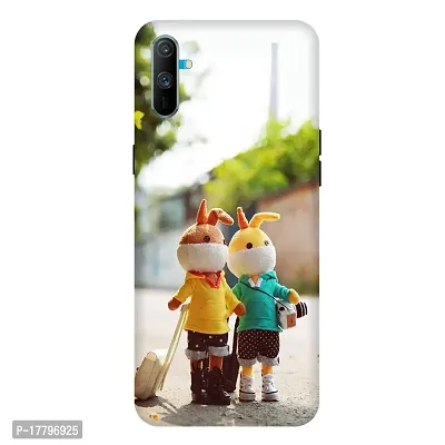 Stylish Multicolor PlasticRealme C3Back Cover-thumb0