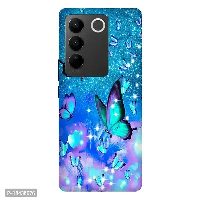 Stylish Multicolor Plasticvivo V27 ProBack Cover