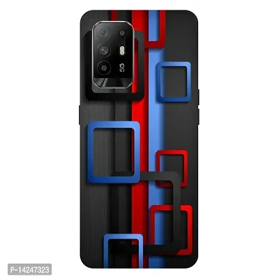 Stylish Multicolor Plastic OPPO F19 Pro Plus Back Cover