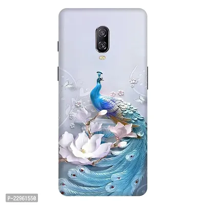 Stylish Printed Multicolor Hard Case Cover for  One Plus 6T