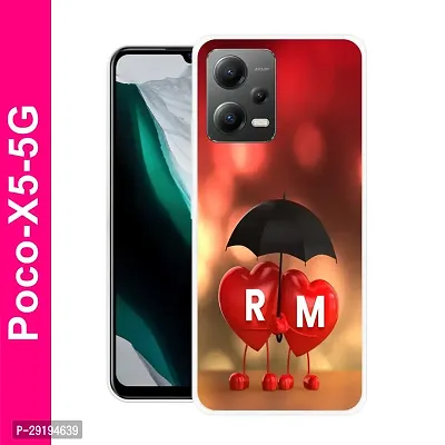 Stylish Multicolor Printed Plastic Back Cover for POCO X5 5G