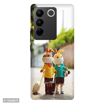 Stylish Multicolor PlasticVivo V27Back Cover