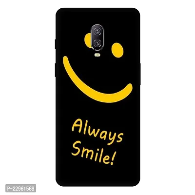 Stylish Printed Multicolor Hard Case Cover for  One Plus 6T