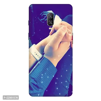 Stylish Printed Multicolor Hard Case Cover for  One Plus 6T