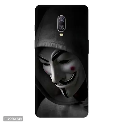 Stylish Printed Multicolor Hard Case Cover for  One Plus 6T-thumb0