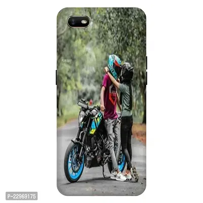 Stylish Printed Multicolor Hard Case Cover for Oppo A1K