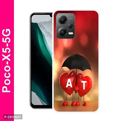 Stylish Multicolor Printed Plastic Back Cover for POCO X5 5G