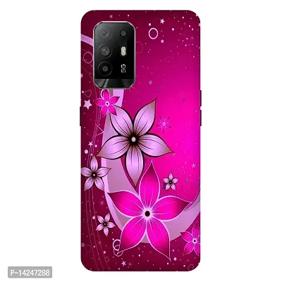 Stylish Multicolor Plastic OPPO F19 Pro Plus Back Cover