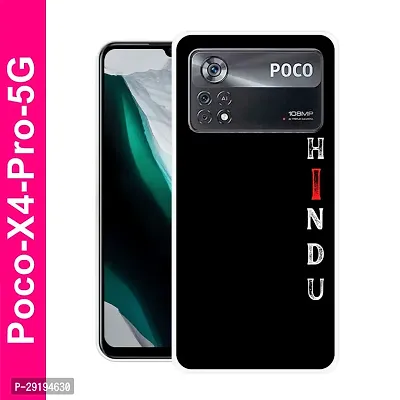 Stylish Multicolor Printed Plastic Back Cover for for POCO X4 Pro 5G-thumb0