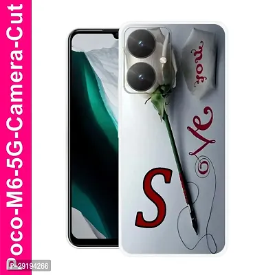 Stylish Multicolor Printed Plastic Back Cover for POCO M6 5G-thumb0