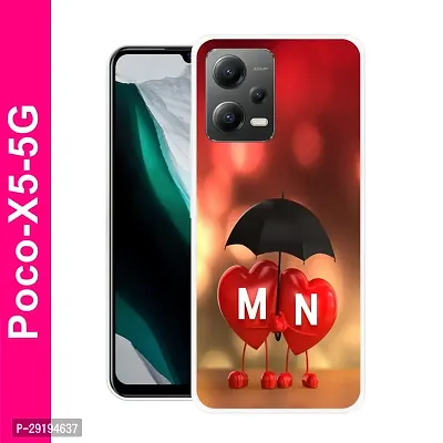 Stylish Multicolor Printed Plastic Back Cover for POCO X5 5G-thumb0