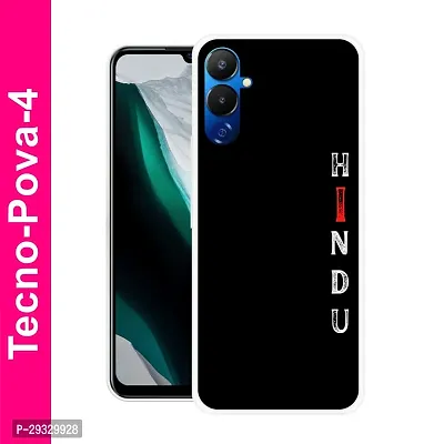 Stylish Multicolor Plastic Printed Case Cover for Tecno pova 120-thumb0