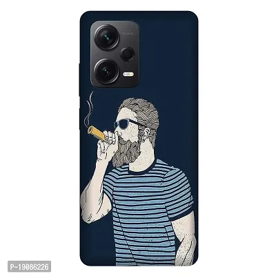 Stylish Multicolor Plastic Redmi Note 12 Pro Plus(5G) Back Cover