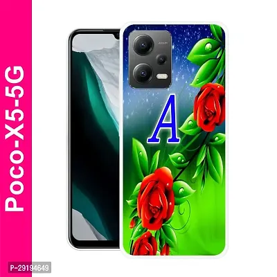 Stylish Multicolor Printed Plastic Back Cover for POCO X5 5G