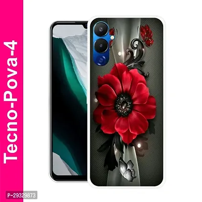 Stylish Multicolor Plastic Printed Case Cover for Tecno pova 101