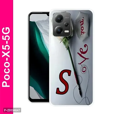 Stylish Multicolor Printed Plastic Back Cover for POCO X5 5G