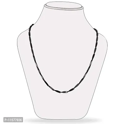Mens Popular Stainless Steel Chain For Men and Boys Stylish Matte Finish Chains Necklace. (Black)-thumb4