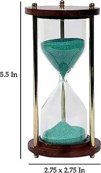 Nikhat instruments wooden green sand timer-thumb1