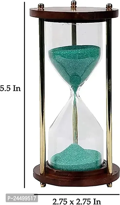 Nikhat instruments wooden green sand timer-thumb2