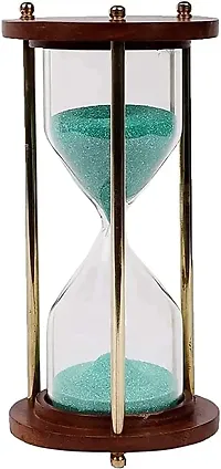 Nikhat instruments wooden green sand timer-thumb2