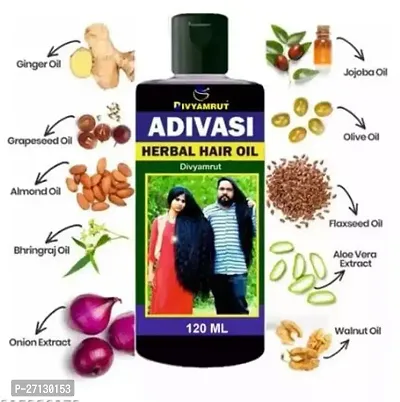 Adivasi hair oil onion pack of 1 -120ML 100%Ayurvedic-thumb0