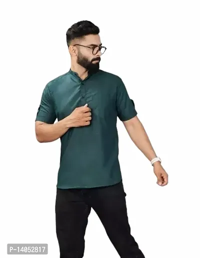 Stylish Men Cotton Regular Fit Casual Shirt-thumb0