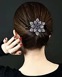 Stylish Blubby Flower Design Hair Clutcher Hair Claw Clips For Girls And Women- 5 Pieces-thumb2