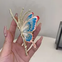 Stylish Peacock Style Hair Clutcher Claw Clip For Women Girls-thumb3