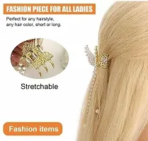 Stylish Sharda-Butterfly Style Hair Claw Clip Metal Clutcher-thumb4