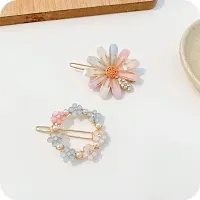 Stylish Korean Fancy Hair Pins For Women And Girls-Pack Of 4 Pieces-thumb1