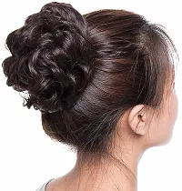 Stylish Synthetic Frill Messy Hair Bun Juda Hair Accessories Extensions For Women And Girls-thumb2