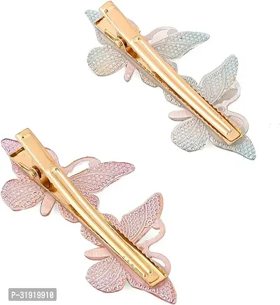 Stylish Korean Style Women And Girls Butterfly Hair Clips Pack Of 4-thumb3