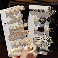 Stylish Black And White Korean Clip For Women And Girls-11 Pieces-thumb1