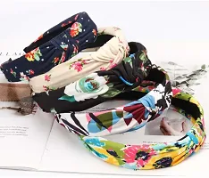 Stylish Korean Style Solid Fabric Knot Hairband For Girls And Women-10 Pieces-thumb1