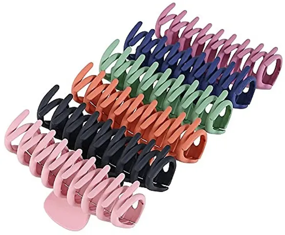 Trendy Club Hair Clutcher With Clips for Women Pack of Hair Claw (Multicolor)