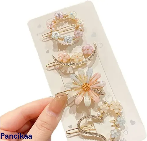 Elegant Hair Clips and Pins Set Designs Secure Hold and Trendy Hair Styling(4pcs)