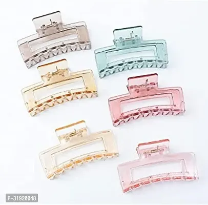 Stylish Hair Clutcher Hair Claw Clips For Women Pack Of 6-thumb0