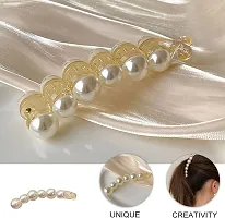 Stylish Blubby White Pearl Bridal Hair Pins For Women-thumb4