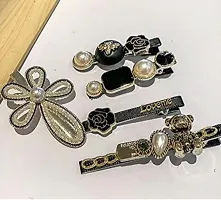 Stylish Black And White Korean Clip For Women And Girls-11 Pieces-thumb3