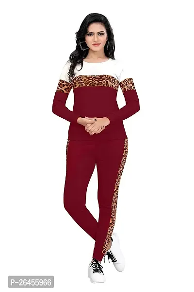 Elite Multicoloured Polyester Printed Tracksuit For Women-thumb4