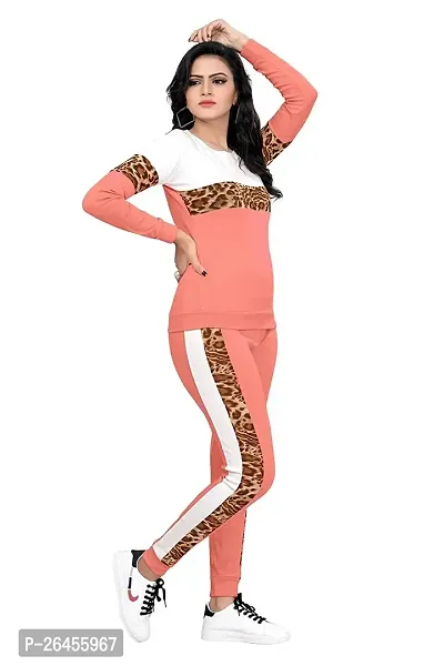 Elite Multicoloured Polyester Printed Tracksuit For Women-thumb5