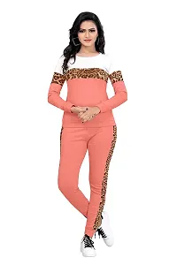 Elite Multicoloured Polyester Printed Tracksuit For Women-thumb1