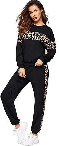 Elite Multicoloured Polyester Printed Tracksuit For Women-thumb1