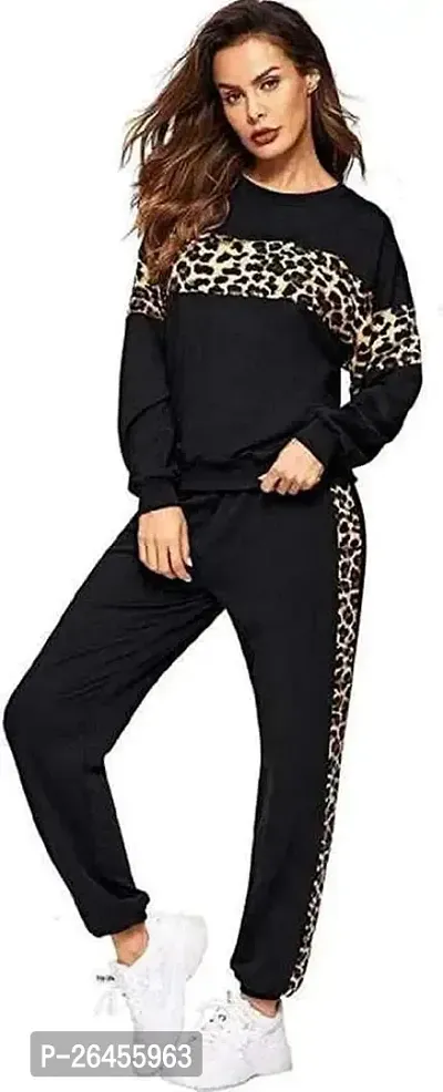 Elite Multicoloured Polyester Printed Tracksuit For Women-thumb2