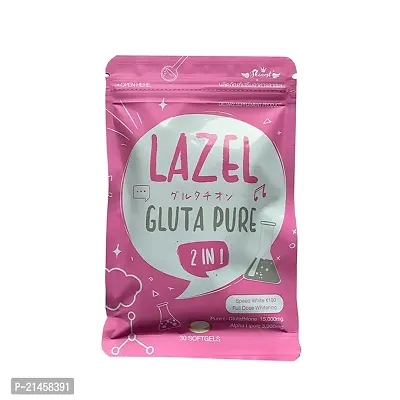 LAZEL GLUTA 2 IN 1 SPEED WHITE X100 FULL DOSE WHITENING 30 SOFTGELS