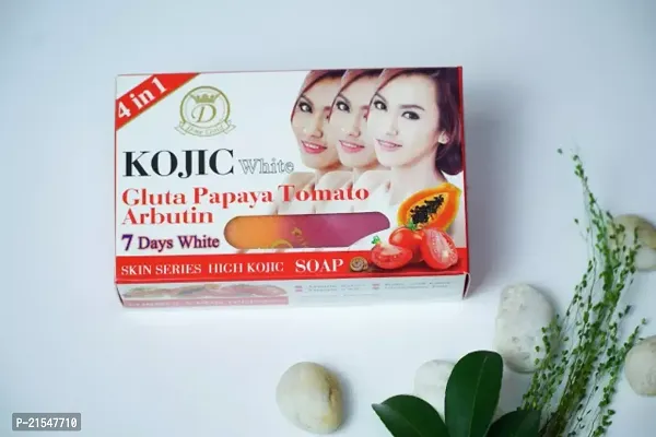 D-NE GOLD KOJIC WHITE GLUTA PAPAYA TOMATO ARBUTIN 7 DAYS WHITE SKIN SERIES HIGH KOJIC SOAP 160g-thumb2