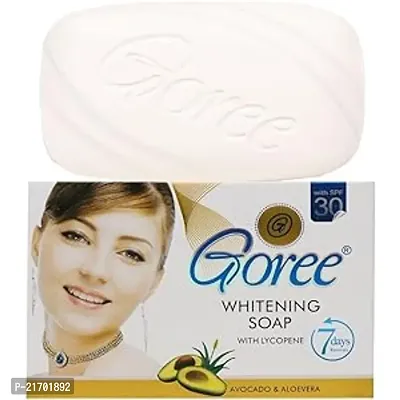 GOREE WHITENING SOAP WITH LYCOPENE AVOCADO  ALOEVERA 7DAYS RECOVERY 100Grm-thumb3