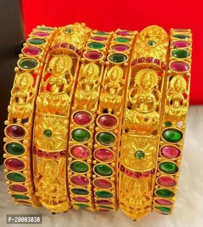 INDAWAT CREATION Traditional South Indian Exclusive Bangles Women And Girls-thumb0
